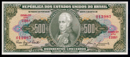 P 164d  500 Cruzeiros 1960 UNC NEUF Série 1108 N° 012987 - Brasile