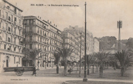 ALGER  -  Le Boulevard Genéral Farre - Alger