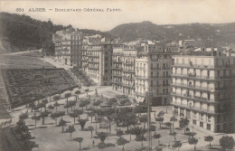 ALGER  -  Boulevard Genéral Farre - Alger