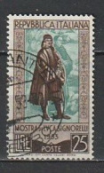 1953 SIGNORELLI  25 Lire USATO - 1946-60: Afgestempeld