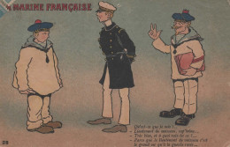 CPA La Marine Française - Marins - N°38 - Qu'est Ce Que Je Suis , Lieutenant De Vaisseau, Cap'taine ...... - Humor