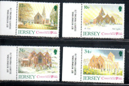 JERSEY 1988 CHRISTMAS NATALE NOEL WEIHNACHTEN NAVIDAD COMPLETE SET SERIE COMPLETA MNH - Jersey