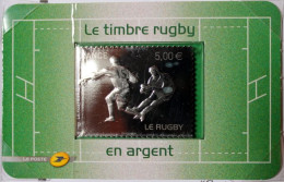 2011 - TIMBRE AUTOADHÉSIF N°597 - TIMBRE "RUGBY" EN ARGENT SOUS BLISTER - TBE/NEUF - Nuevos