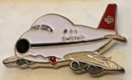 AVION - PLANE - FLUGZEUG - AEREO - SUISSE - SCHWEIZ - SWITZERLAND - SWISSAIR - A BOUT DE SOUFFLE-COMPAGNIE AERIENNE-(34) - Avions