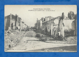 CPA - 54 - Grande Guerre 1914-1918 - Gerbéviller-la-Martyre - La Rue St-Pierre - Circulée En 1918 - Gerbeviller