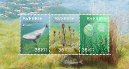 Sweden.2024.Europa CEPT.Underwater Fauna And Flora.s/s **. - Ungebraucht