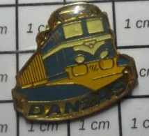 1618C Pin's Pins / Beau Et Rare / TRASNPORTS / DANZAS TRAIN LOCOMOTIVE - Transports