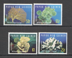 Ft157 1997 Papua New Guinea Fauna Fish & Marine Life Coral Reefs #804-807 Mnh - Meereswelt