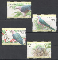 Ft141 1995 Tokelau Wwf Birds Fauna #210-213 1Set Mnh - Altri & Non Classificati