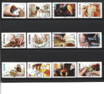 2023 FRANCE Adhésif 2254-65 Oblitérés, Métiers D'art, Série Complète - Used Stamps