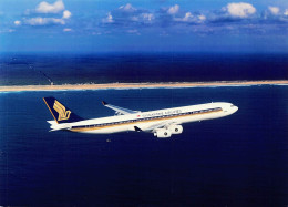 Airbus A340-500 In Singapore Airlines Colours - +/- 180 X 130 Mm. - Photo Presse Originale - Aviation