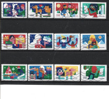 2023 FRANCE Adhésif Oblitérés, Voeux, Noël,  Série Complète - Used Stamps