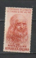 1952 LEONARDO DA VINCI 25 Lire NUOVO - 1946-60: Nuovi