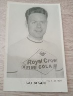 Autograph Cyclisme Cycling Ciclismo Ciclista Wielrennen Radfahren DEPAEPE PAUL (Royal Crown 1961) - Radsport
