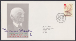 GB Great Britain 1990 FDC Thomas Hardy, Novelist, Novel, Literature, Art, Books, Pictorial Postmark, First Day Cover - Cartas & Documentos