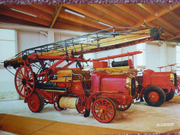CP Sapeur-Pompier, Echelle Sur Porteur Delahaye 1921 - Sonstige & Ohne Zuordnung
