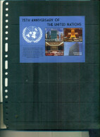 ANTIGUA 75 NATIONS UNIES  4 VAL  NEUFS A PARTIR DE 3 EUROS - Antigua Y Barbuda (1981-...)