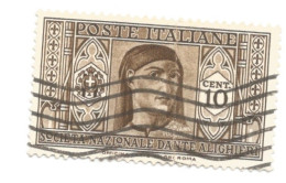 (REGNO D'ITALIA) 1932, PRO SOCIETÀ DANTE ALIGHIERI - 5 Francobolli Usati - Gebraucht