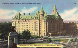 CANADA - Château Laurier Avec Monument De Guerre - Ottawa - Canada - Colorisé - Carte Postale Ancienne - Ottawa