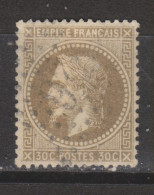 Yvert 30 Oblitération étoile De Paris 6 - 1863-1870 Napoléon III Con Laureles