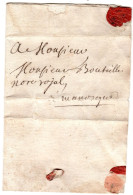 1745  Lettre  Envoyée à MANOSQUE à Mr BOUTEILLE - Sonstige & Ohne Zuordnung