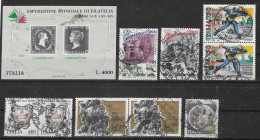 Italien / Italia ,  Kleines Gemischtes Interessantes Lot (06) - Unsortiert - Gestempelt / Fine Used / (o) - Vrac (max 999 Timbres)