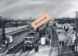 Electrification De La Ligne Lyon-Saint Etienne  Tramway Inaugural En Gare De Givors-Ville En 1950 - Reproduction - Givors