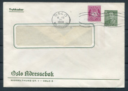 1964 Norway Private "Oslo Adressebok" Stationery Cover - Storia Postale