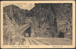 North Macedonia Demir-Kapu Railway Old PPC 1910s - Macedonia Del Norte