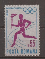 Romania - 1972 - FLACARA OLIMPICA, Nestampilat - Autres & Non Classés