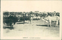 DJIBOUTI - LE MARCHE AUX BESTIAUX - ED. G.B. - 1910s (12561) - Djibouti