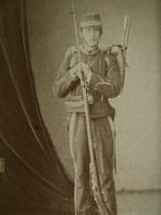 Photo Cdv Ad. Braun, Paris - Militaite Saint Cyrien Alphonse De La Tour, Tenue De Campagne, Ca 1880 L679 - Alte (vor 1900)