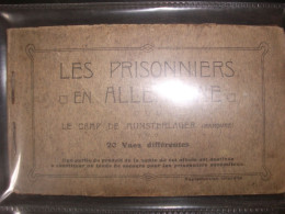 La Camp De Munsterlager Prisonniers De Guerre En Allemagne Carnet Complet 20 Cartes Postales Lager Pow Gefangenenlager - Munster