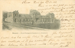 CPA- MAZAMET- École De Commerce Et D'Industrie* Pionnière - Oblitération 1903 *TBE - Mazamet