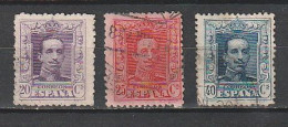 ESPAGNE (Y&T) N° 278-279-282 O - 1922-30 - Used Stamps