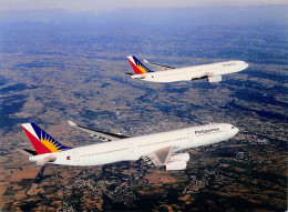 Airbus A330 And A340 In Philippine Airlines Colours - +/- 180 X 130 Mm. - Photo Presse Originale - Aviation