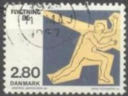 DANEMARK - Homme En Fuite - Used Stamps