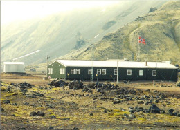 1 AK Jan Mayen Island * Die Meteorologische Station Auf Jan Mayen - Die Insel Gehört Zu Norwegen * - Noorwegen