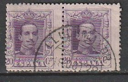 ESPAGNE (Y&T) N° 278 O - 1922-30 Leger Piquage à Cheval - Usati