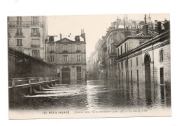PARIS, Inondations De 1910. La Rue De Lille. N°155. - De Overstroming Van 1910