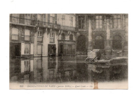 PARIS, Inondations De 1910. Quai Conti. - La Crecida Del Sena De 1910