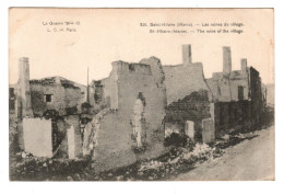 SAINT HILAIRE, Les Ruines Du Village. - Guerra 1914-18
