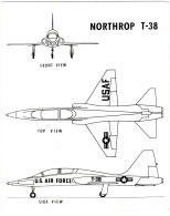 NORTHROP T-38, 1er Avion Supersonique. Photo Originale 25 X 20cm , Année 1960. Voir Mes Annonces Sur NORTHROP. 2 SCAN.  - Aviazione