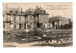 76 DOUDEVILLE, Le Château De Galleville, La Statue Et Le Canon. - Altri & Non Classificati