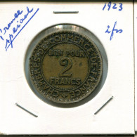 2 FRANCS 1923 FRANKREICH FRANCE Französisch Münze #AN780.D.A - 2 Francs