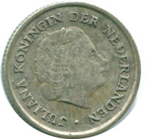 1/10 GULDEN 1960 ANTILLAS NEERLANDESAS PLATA Colonial Moneda #NL12316.3.E.A - Netherlands Antilles