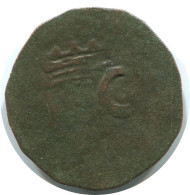 CRUSADER CROSS Authentic Original MEDIEVAL EUROPEAN Coin 1.5g/20mm #AC031.8.D.A - Sonstige – Europa
