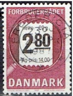 DANEMARK - Consultation Des Consommateurs - Used Stamps