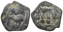 Constans II Follis Cross Globus 3.44g/22mm #ANT1050.5.E.A - Byzantinische Münzen