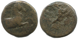 AIOLIS KYME HORSE SKYPHOS Auténtico GRIEGO ANTIGUO Moneda 3.6g/16mm #AG034.12.E.A - Griechische Münzen